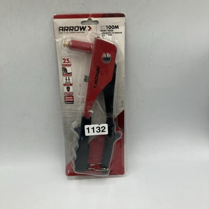 Arrow Lightweight Rivet Tool With Ergonomic Grip Steel Constructed RT100M - Long Island Liquidation