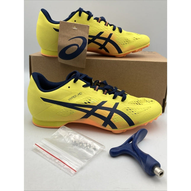 Asics Unisex Hypersprint 8 Track and Field Shoes (1093A197) Size 5 - Long Island Liquidation