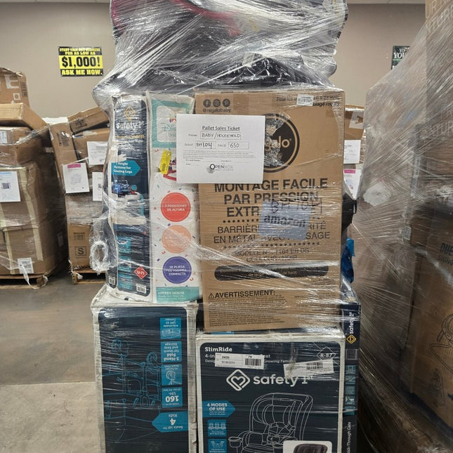 Baby & Household Pallet BH104 - Long Island Liquidation