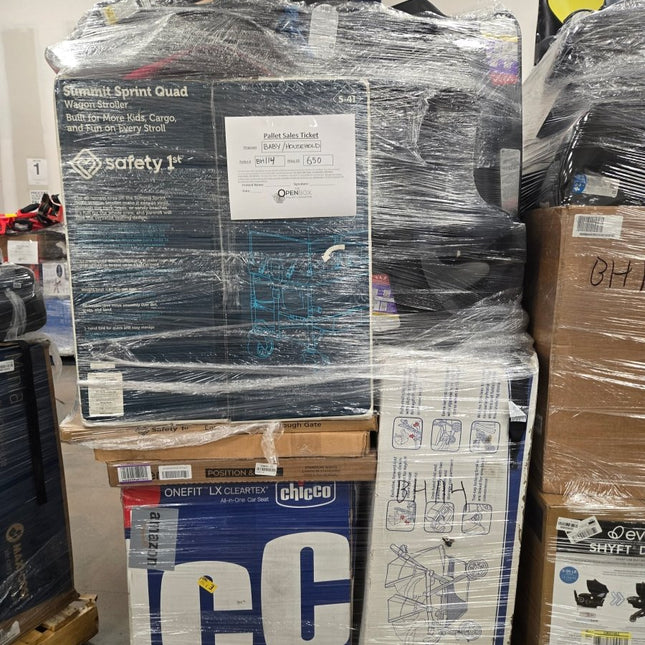 Baby & Household Pallet BH114 - Long Island Liquidation