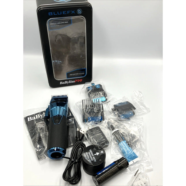 BaByliss FX899BL Pro Fxone Blue FX Cordless Clipper Limited Edition Open Box - Long Island Liquidation