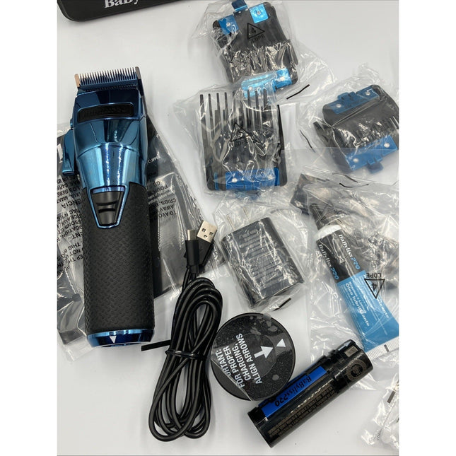 BaByliss FX899BL Pro Fxone Blue FX Cordless Clipper Limited Edition Open Box - Long Island Liquidation