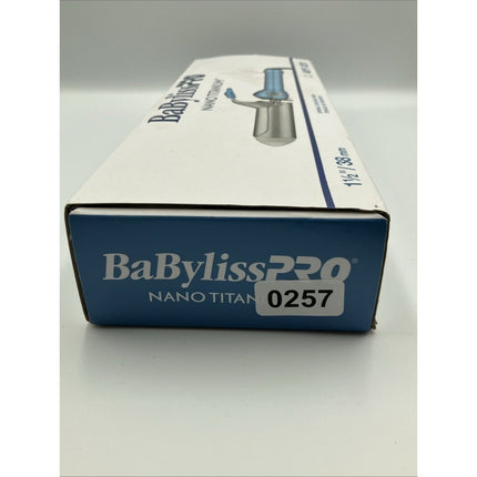 BaByliss PRO 1.5" Nano Titanium Spring Curling Iron - Blue/Silver - Long Island Liquidation