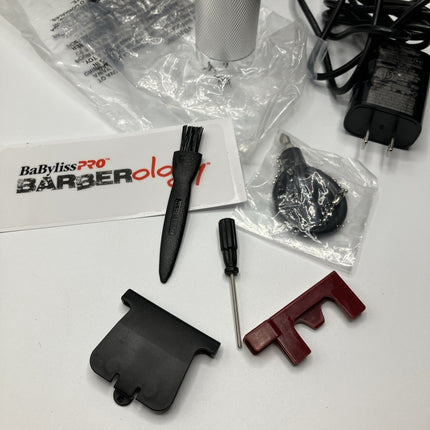 Babyliss Pro FX+ Professional Barber Cord/Cordless Hair Trimmer - Silver - Long Island Liquidation