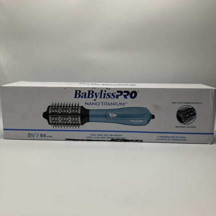 BaByliss PRO Nano Titanium Oval Ionic Hot Air Brush - Long Island Liquidation