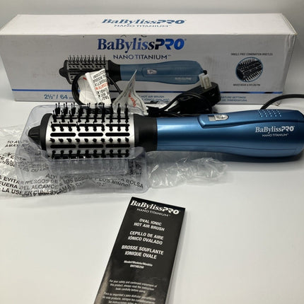 BaByliss PRO Nano Titanium Oval Ionic Hot Air Brush - Long Island Liquidation