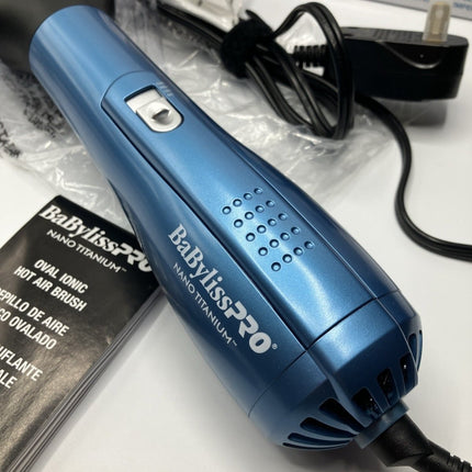 BaByliss PRO Nano Titanium Oval Ionic Hot Air Brush - Long Island Liquidation