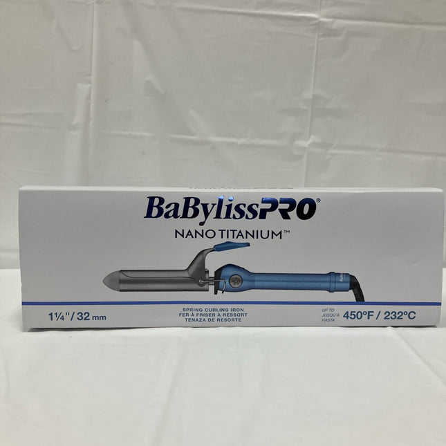 BaByliss PRO, Nano Titanium Spring Curling Iron 1 1/4" 32MM - Long Island Liquidation