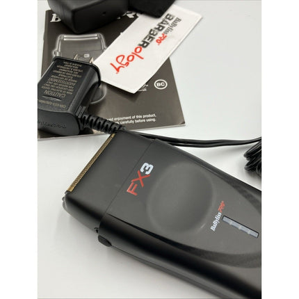 BaBylissPRO Barberology FX3 Cordless Shaver - High - Speed Foil System - FXX3SB - Long Island Liquidation