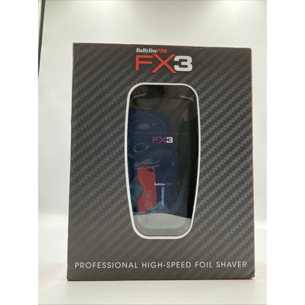 BaBylissPRO Barberology FX3 Cordless Shaver - High - Speed Foil System - FXX3SB - Long Island Liquidation