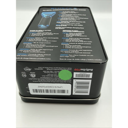 BaBylissPRO FXONE BLUEFX Double Foil Shaver | FX79FSBL - Long Island Liquidation