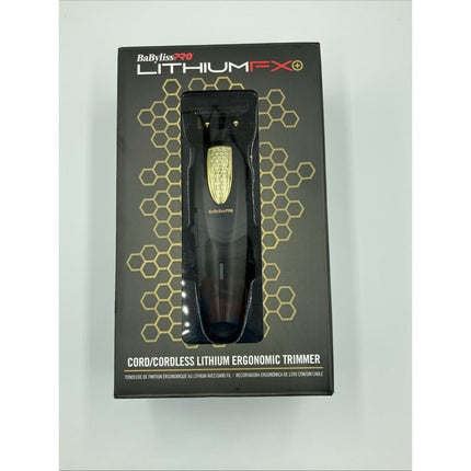 BaBylissPRO LithiumFX Cord / Cordless Ergonomic Trimmer - Gold FX773N - Long Island Liquidation