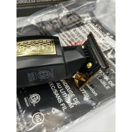 BaBylissPRO LithiumFX Cord / Cordless Ergonomic Trimmer - Gold FX773N - Long Island Liquidation