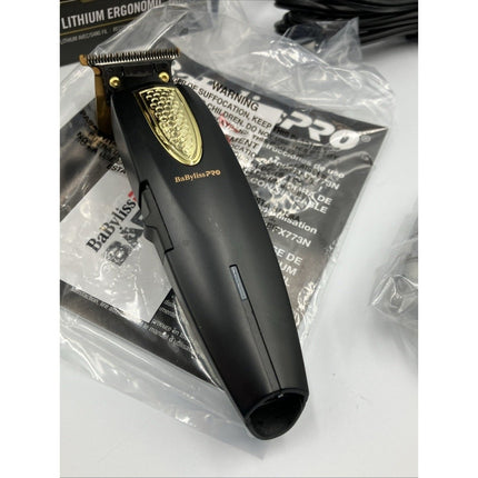 BaBylissPRO LithiumFX Cord / Cordless Ergonomic Trimmer - Gold FX773N - Long Island Liquidation