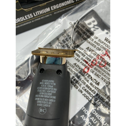 BaBylissPRO LithiumFX Cord / Cordless Ergonomic Trimmer - Gold FX773N - Long Island Liquidation