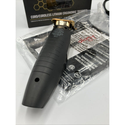 BaBylissPRO LithiumFX Cord / Cordless Ergonomic Trimmer - Gold FX773N - Long Island Liquidation