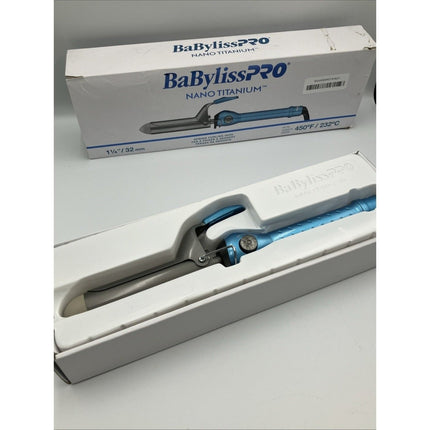 BaBylissPRO Nano Titanium 1 1/4" Spring Curling Iron - Long Island Liquidation