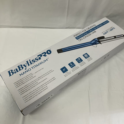 BaBylissPro Nano Titanium Extended Barrel Curling Iron 1"/25mm - Long Island Liquidation