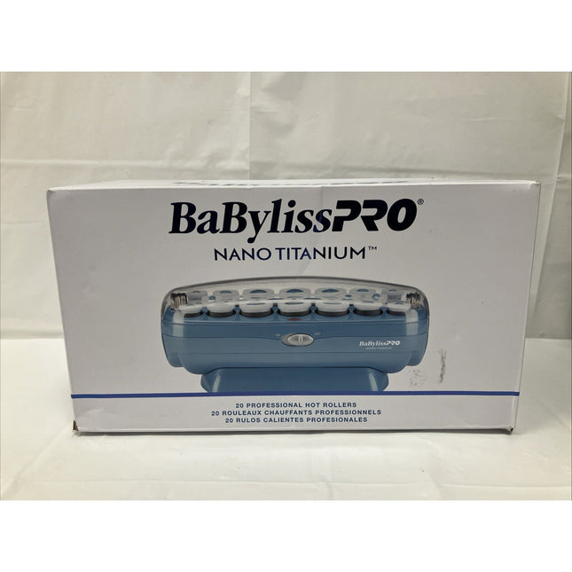 BaBylissPRO® Nano Titanium Professional 20 - Roller Hot Rollers - No Hair Clips - Long Island Liquidation