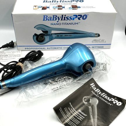BaBylissPRO Nano Titanium Professional Blue Curl Machine  - Long Island Liquidation
