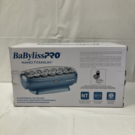 BabylissPRO Nano Titanium Professional Hot Rollers - Set of 20 Rollers - Long Island Liquidation