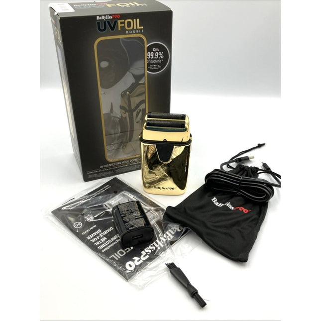 BaBylissPRO UVFOIL Gold UV Single - Foil Shaver Item No. FXLFS1G - Long Island Liquidation