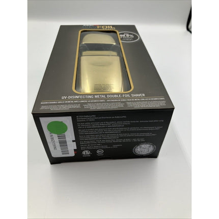 BaBylissPRO UVFOIL Gold UV Single - Foil Shaver Item No. FXLFS1G - Long Island Liquidation