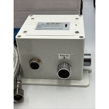 Battery Powered Touchless Low Arc Bathroom Faucet Brass Brushed Nickel - Long Island Liquidation