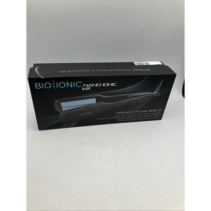 Bio Ionic OnePass Styling Iron - Black - 1.5" - Long Island Liquidation