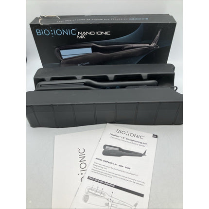 Bio Ionic OnePass Styling Iron - Black - 1.5" - Long Island Liquidation