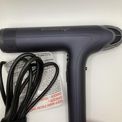 Bio Ionic SMART X High Efficiency Hair Dryer w/Diffuser&Concentrator, Navy Blue - Long Island Liquidation