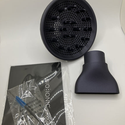 Bio Ionic SMART X High Efficiency Hair Dryer w/Diffuser&Concentrator, Navy Blue - Long Island Liquidation