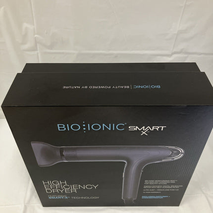 Bio Ionic SMART X High Efficiency Hair Dryer w/Diffuser&Concentrator, Navy Blue - Long Island Liquidation
