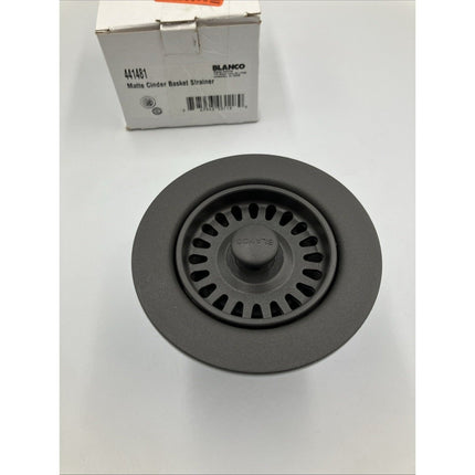 Blanco 3 - 1/2" Basket Strainer & Sink Flange - Cinder 441481 - Long Island Liquidation