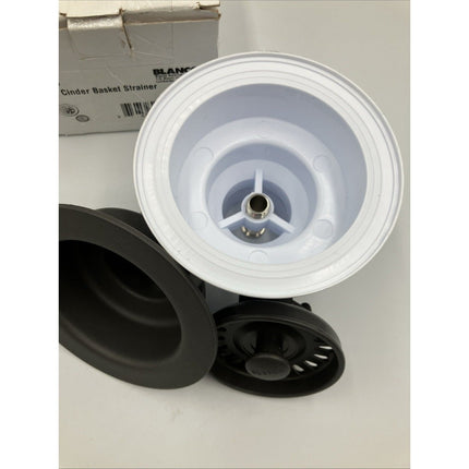 Blanco 3 - 1/2" Basket Strainer & Sink Flange - Cinder 441481 - Long Island Liquidation