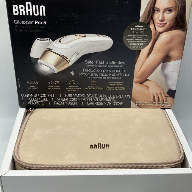 Braun Silk Expert Pro 5 - IPL at Home Laser Hair Removal - PL5137 - Long Island Liquidation