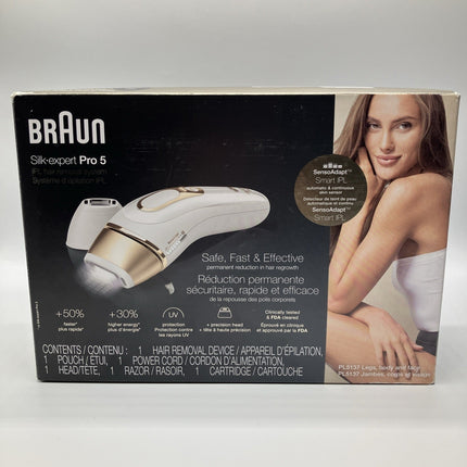 Braun Silk Expert Pro 5 - IPL at Home Laser Hair Removal - PL5137 - Long Island Liquidation