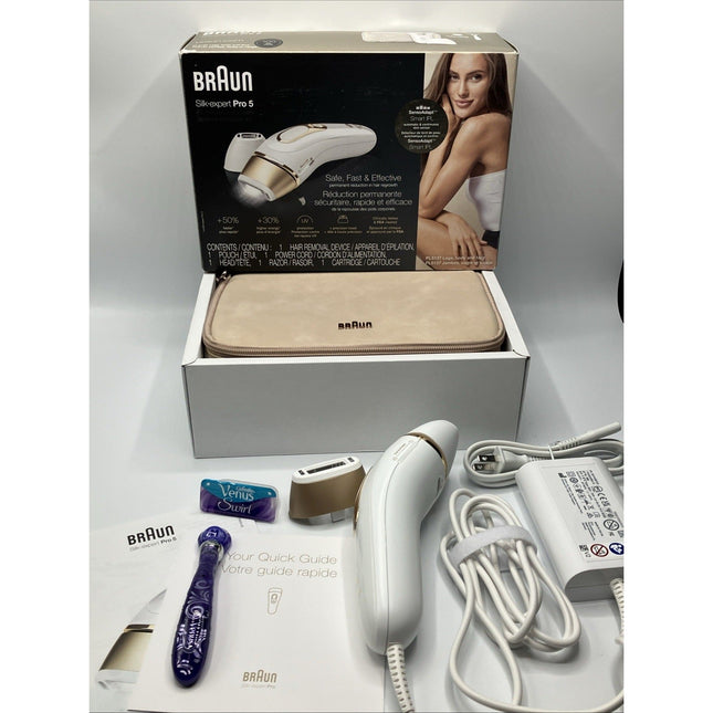 Braun Silk Expert Pro 5 - IPL at Home Laser Hair Removal - PL5137 - Long Island Liquidation