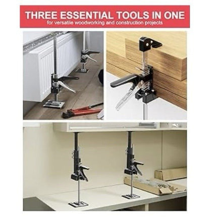Cabinet Jack for Installing Cabinets, 3rd Hand Support System 180lb - Long Island Liquidation