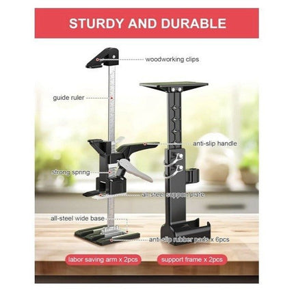 Cabinet Jack for Installing Cabinets, 3rd Hand Support System 180lb - Long Island Liquidation