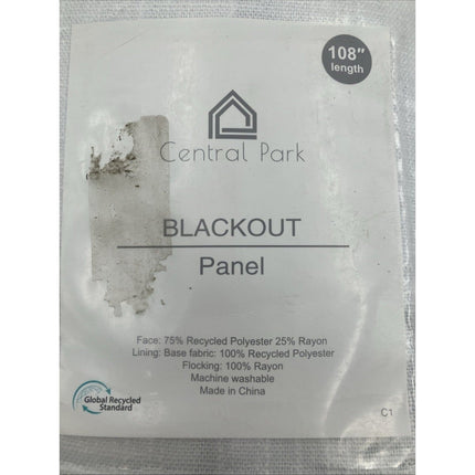 Central Park White Pinch Pleated Full Blackout Curtains Linen Texture Thermal... - Long Island Liquidation