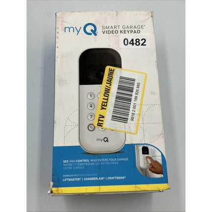 Chamberlain myQ Smart Garage Video Keypad - White (VKP1 - MYQ) - Long Island Liquidation