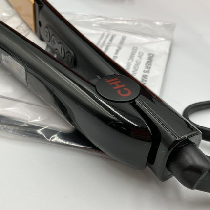 CHI Original Digital Ceramic Hairstyling Iron Hair Straightener 1" Piano Black - Long Island Liquidation