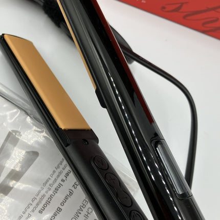 CHI Original Digital Ceramic Hairstyling Iron Hair Straightener 1" Piano Black - Long Island Liquidation