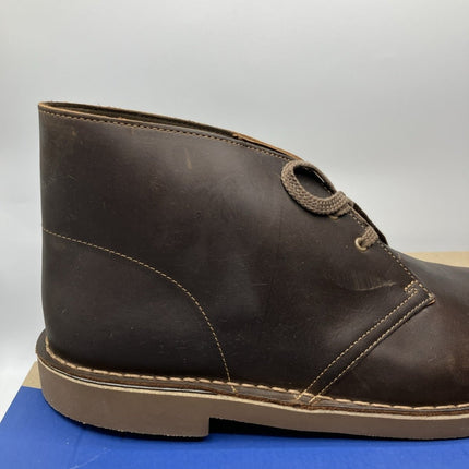 Clarks Men's Bushacre 2 Chukka Boot Dark Brown Beeswax Size 14 - Long Island Liquidation