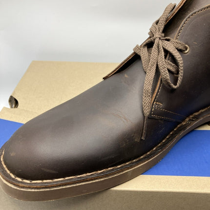 Clarks Men's Bushacre 2 Chukka Boot Dark Brown Beeswax Size 14 - Long Island Liquidation