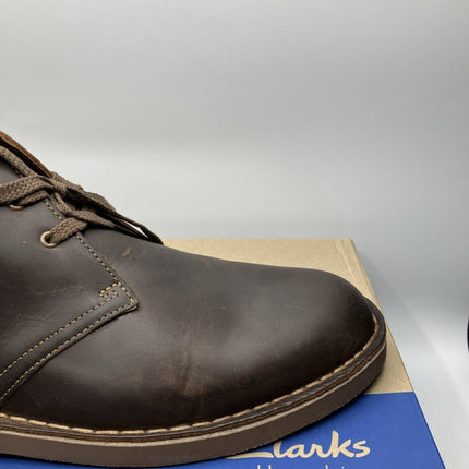 Clarks Men's Bushacre 2 Chukka Boot Dark Brown Beeswax Size 14 - Long Island Liquidation