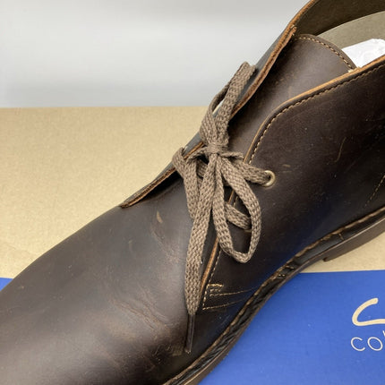 Clarks Men's Bushacre 2 Chukka Boot Dark Brown Beeswax Size 14 - Long Island Liquidation