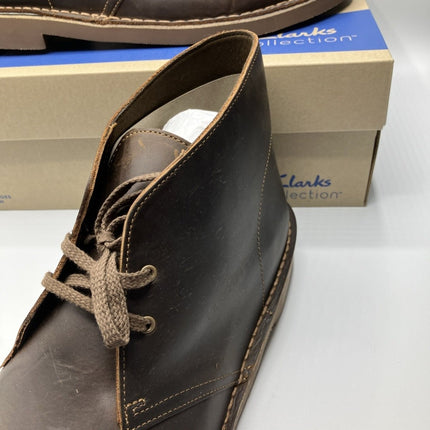 Clarks Men's Bushacre 2 Chukka Boot Dark Brown Beeswax Size 14 - Long Island Liquidation