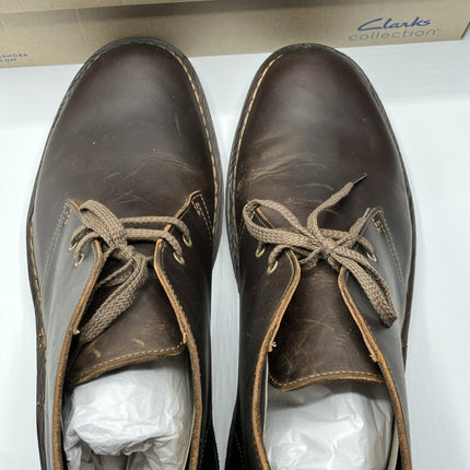 Clarks Men's Bushacre 2 Chukka Boot Dark Brown Beeswax Size 14 - Long Island Liquidation